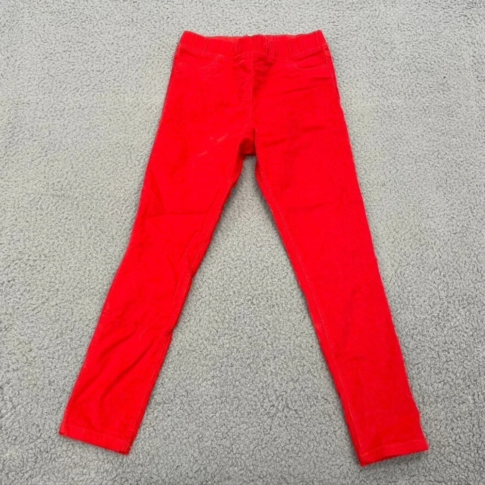 Mini Boden Corduroy Leggings Lot Red Green Girls 8-9y‎ Holiday Play School New